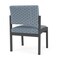 Lesro Lenox Armless Guest Chair, 22.5 in W 24.5 in L 32 in H LS1102 - alternate 2
